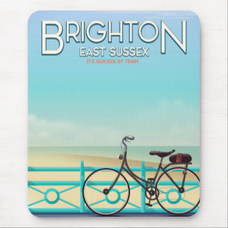 Brighton, East Sussex vintage travel poster. Mouse Pad