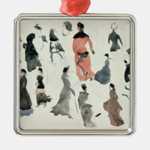 Brighton Ladies Metal Ornament