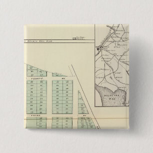 Brighton Land Association, adjoining Spring Lake 2 Inch Square Button
