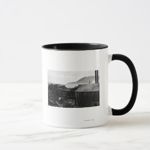 Brighton, Oregon Lumber Mills on Coast Photograp Mug