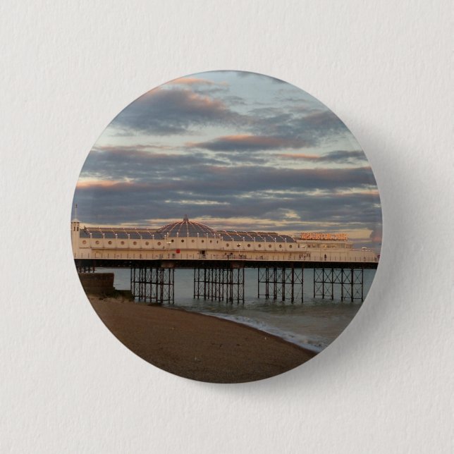 Brighton Palace Pier 2 Inch Round Button (Front)