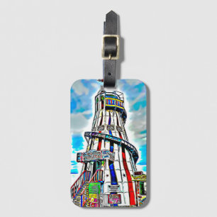 Brighton Palace Pier Fairground Rides Luggage Tag
