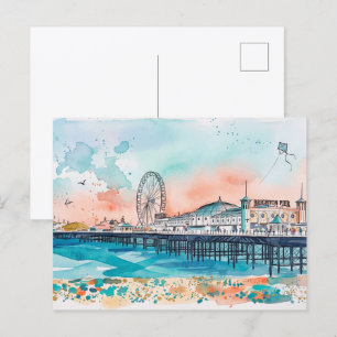 Brighton Palace Pier Postcard