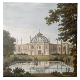 Brighton Pavilion: Proposed view of the garden wit Tile