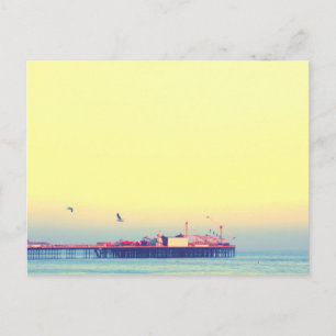 Brighton pier, UK Postcard