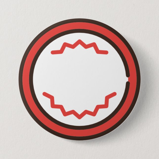 brighton-rock 3 inch round button (Front)