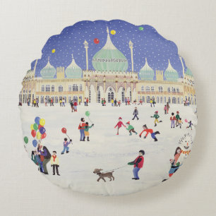 Brighton Royal Pavilion Round Pillow