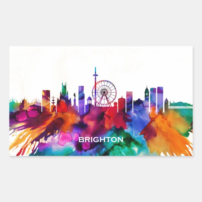 Brighton Skyline Sticker (Front)