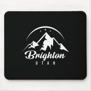 Brighton Utah Ski Resort Skiing Snowboarding Mouse Pad