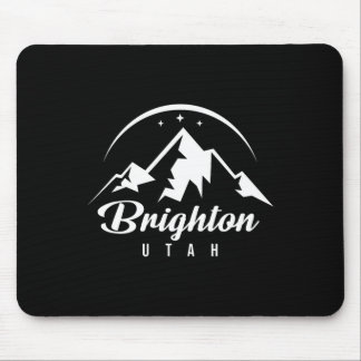 Brighton Utah Ski Resort Skiing Snowboarding  Mouse Pad