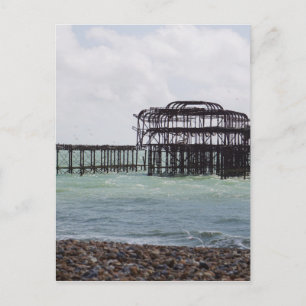Brighton West Pier Postcard
