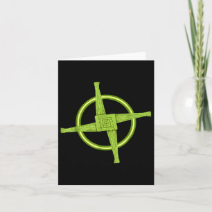 Brigid’s Cross Pagan Christian Irish Shirt St Patr Card