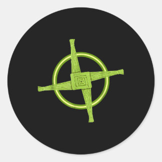 Brigid’s Cross Pagan Christian Irish Shirt St Patr Classic Round Sticker