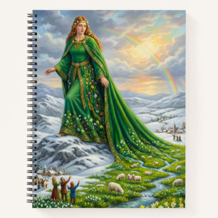Brigid’s Mantle (Bringing the Spring) Notebook