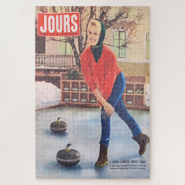 Brigitte Bardot Jigsaw Puzzle (Vertical)