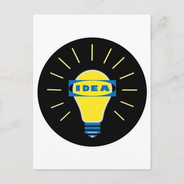Brigth Idea Parody logo Postcard (Front)
