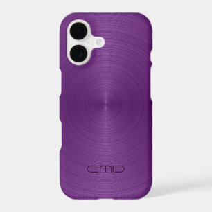 Brillant métal violet Design Acier inoxydable look