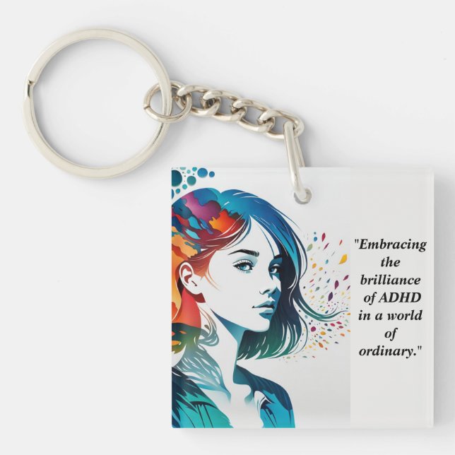 Brilliance Of ADHD*Dr.Anders Osborne Ph.D Keychain (Front)