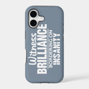 BRILLIANCE VS INSANITY custom iPhone case