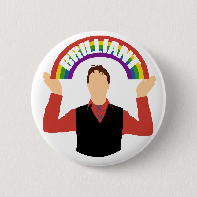 Brilliant! 2 Inch Round Button (Front)