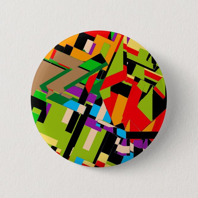 Brilliant Abstract Design 2 Inch Round Button (Front)