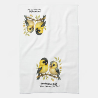 Brilliant American Goldfinch Kitchen Towel