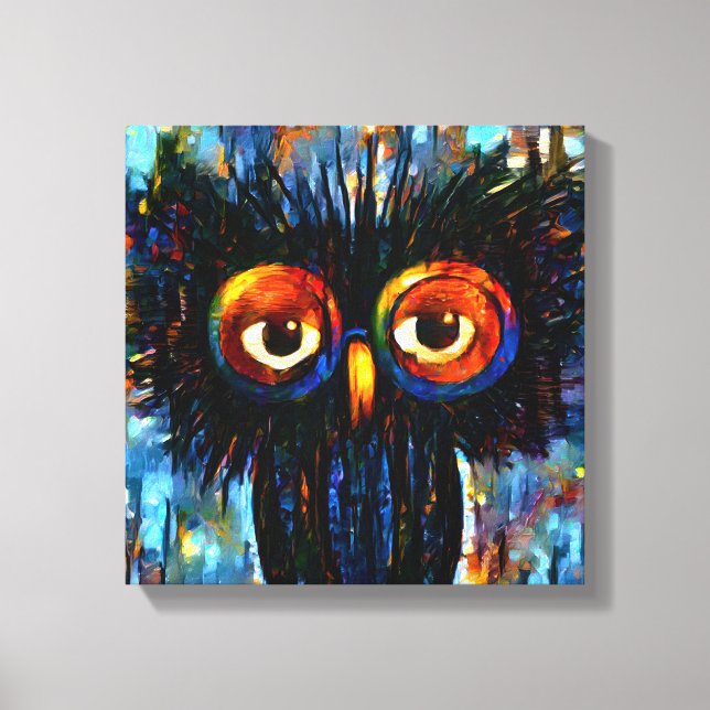 Brilliant and Wise Owl  Canvas Print (Front)