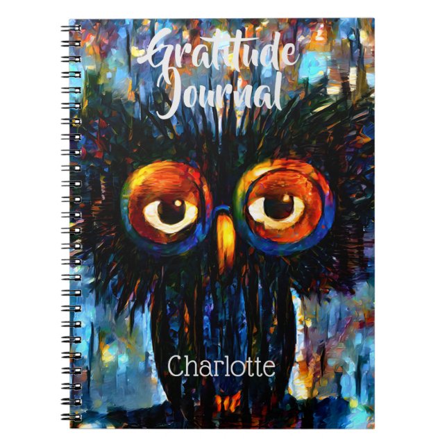 Brilliant and Wise Owl Notebook (Front)