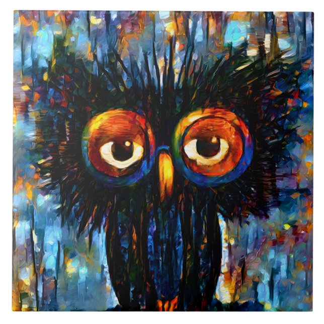 Brilliant and Wise Owl Tile (Front)