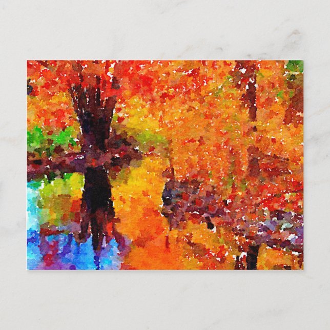 Brilliant Autumn Postcard (Front)
