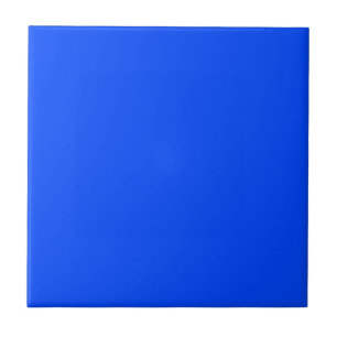 Brilliant Blue Upscale Monochromatic Tile