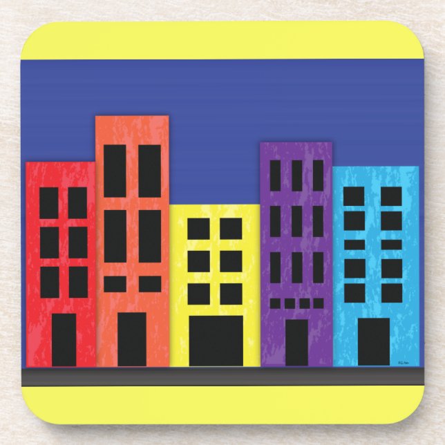 Brilliant Buildings Beverage Coaster (Front)