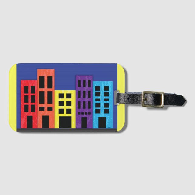Brilliant Buildings Luggage Tag (Front Horizontal)