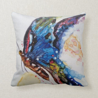 Brilliant Butterfly Throw Pillow