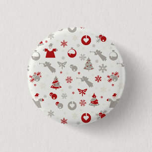 Brilliant Cool Great Christmas Ornaments 1 Inch Round Button