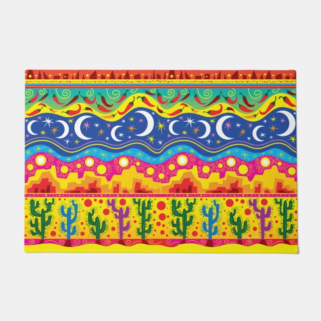Brilliant Desert Motifs Doormat (Front)