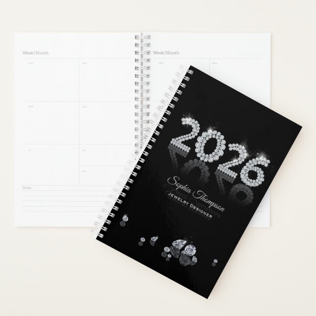 Brilliant Diamonds Luxury 2026 New Year Jewelry (Devant avec enveloppe)