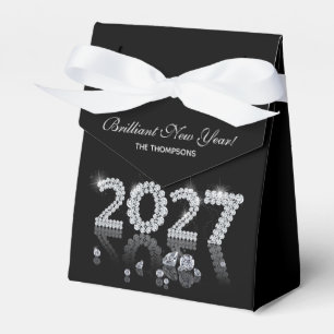 Brilliant Diamonds Luxury New Year 2027 Favor Box