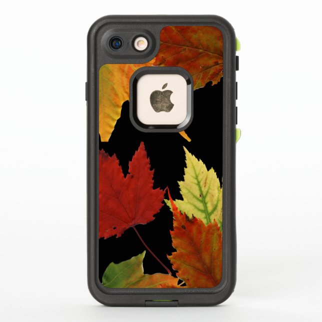 Brilliant Fall Colours Maple Leaves LifeProof iPhone Case (Back)