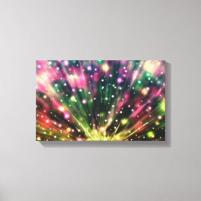 Brilliant Fireworks Canvas Print (Front)