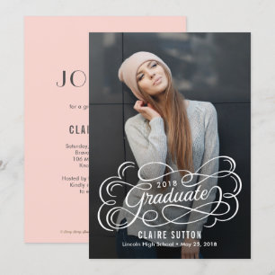 Brilliant Future Graduation Announcement Invite