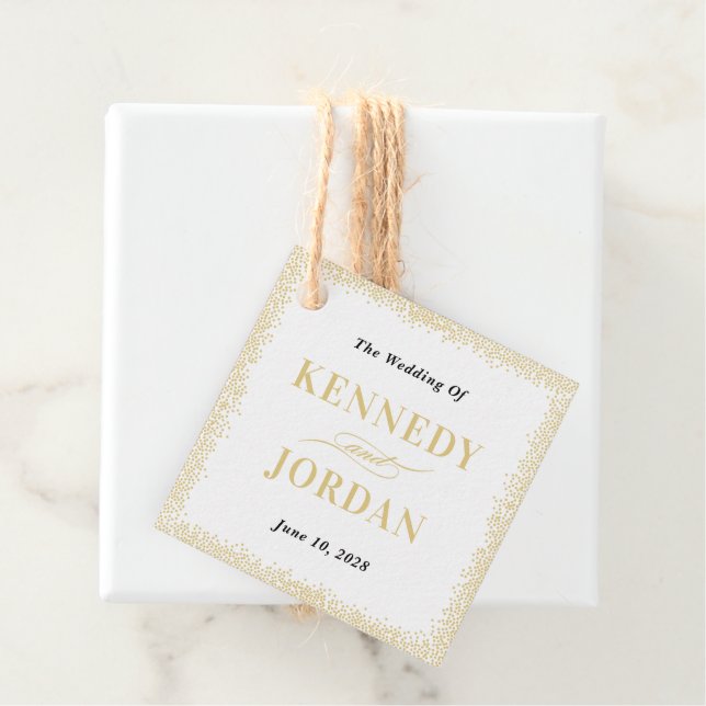 Brilliant Glow EDITABLE COLOR Favour Tags (In Situ)