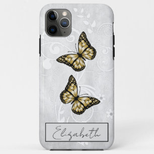 Brilliant Gold Butterflies iPhone 11 Pro Max Case
