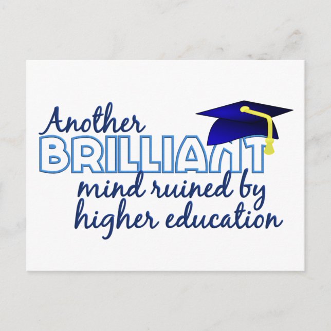 Brilliant Mind custom postcard (Front)
