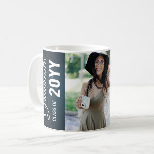 Brilliant Modern Classic Photo Graduation Party Coffee Mug