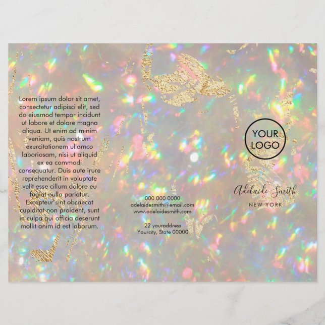 brilliant opal photo brochure (Front)
