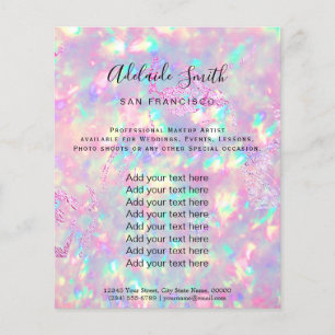 brilliant opal photo design flyer