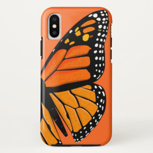 Brilliant Orange & Black Monarch Butterfly Case-Mate iPhone Case