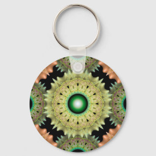 Brilliant ornate pattern keychain