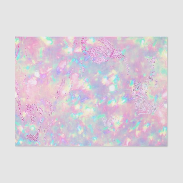 brilliant pink opal tissue paper (Front)